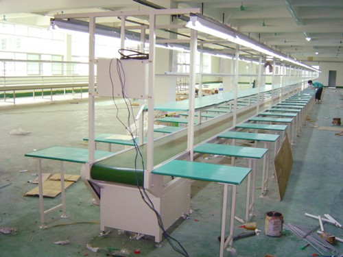 靜電飛機位流水線